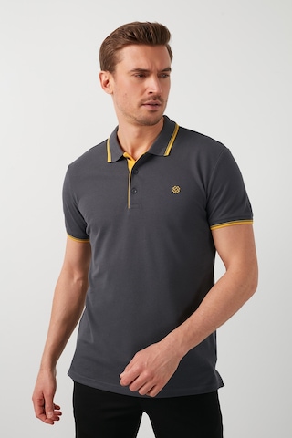 Buratti Pamuklu Regular Fit 3'Lü Paket Erkek Polo Yaka T Shirt 59029641827S3 Haki-Antrasit-Benetton