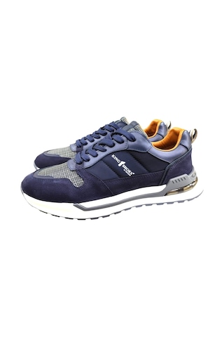 Güvener King Shoes Lacivert Deri Spor Erkek Ayakkabı Lacivert