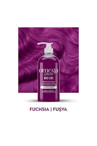 Omega Plus Bad Girl Fuşya Amonyaksız Renkli Saç Boyası 250ml