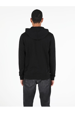 Colin's Regular Fit Kapişonlu Siyah Erkek Sweatshirt CL1002717_q1.v1_BLK