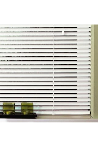 Pvc Jaluzi 25 Mm 90X200 Cm Ölçülerinde Beyaz
