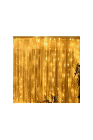 Ers Perde Led 3 Metre Kumandalı 8 Ayrı Moda Sahip 3mx3m 3 Mt X 3 Mt Perde Led Peri Led Usb