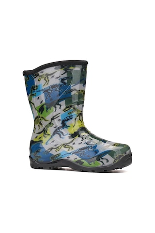 514 Çocuk Okul Öncesi Sıcak Astar Yağmur Çizmesi Mavi