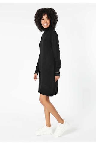 Colins Regular Fit Düz Kadın Siyah Uzun Kol Elbise Cl1061449 Q1.v1 Blk Siyah