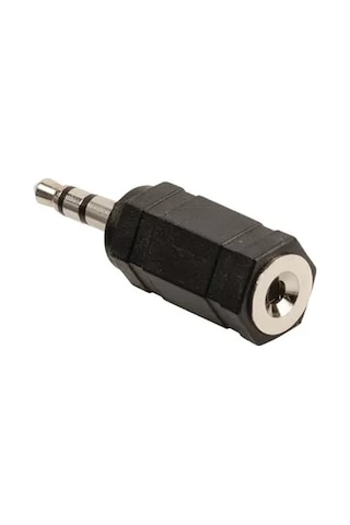 Valueline Ses Adaptörü 3,5 Mm Erkek 2,5 Mm Kalın Siyah