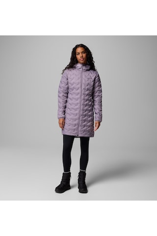 Columbia Wk0440 Delta Ridge Ii Long Down Jacket Kadın Mont-30858 Mor