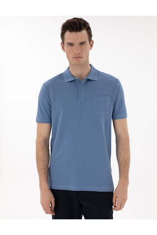 Pierre Cardin Erkek Mavi Tişört Basic 50302538-vr036 Mavi