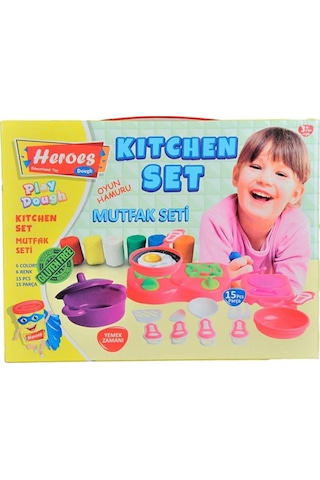 Heroes Mutfak Seti Oyun Hamuru Seti 15 Parça Ern-577