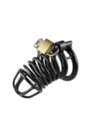 Truva Shop Chastity Çelik Penis Kafesi Erkek Bekaret Kilidi Penis Kılıfı