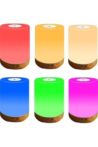 Pazly V6 Uzaktan Kumandalı Dokunmatik Beyaz Led Gece Lambası Diğer Diğer