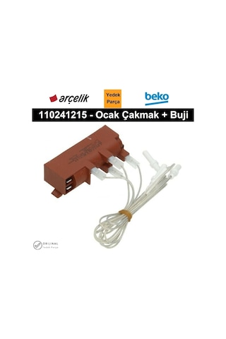 Arçelik Beko Altus Uyumlu Fırın Ocak 4Lü Buji + Çakmak Manyeto 110241215 - 473254526