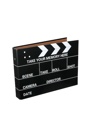 Klaket Tasarımlı 20 x 27 CM 50 Sayfa Anı Defteri ve Fotoğraf Albümü