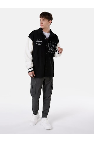 Colins Regular Fit Siyah Erkek Ceket Cl1066770 Siyah