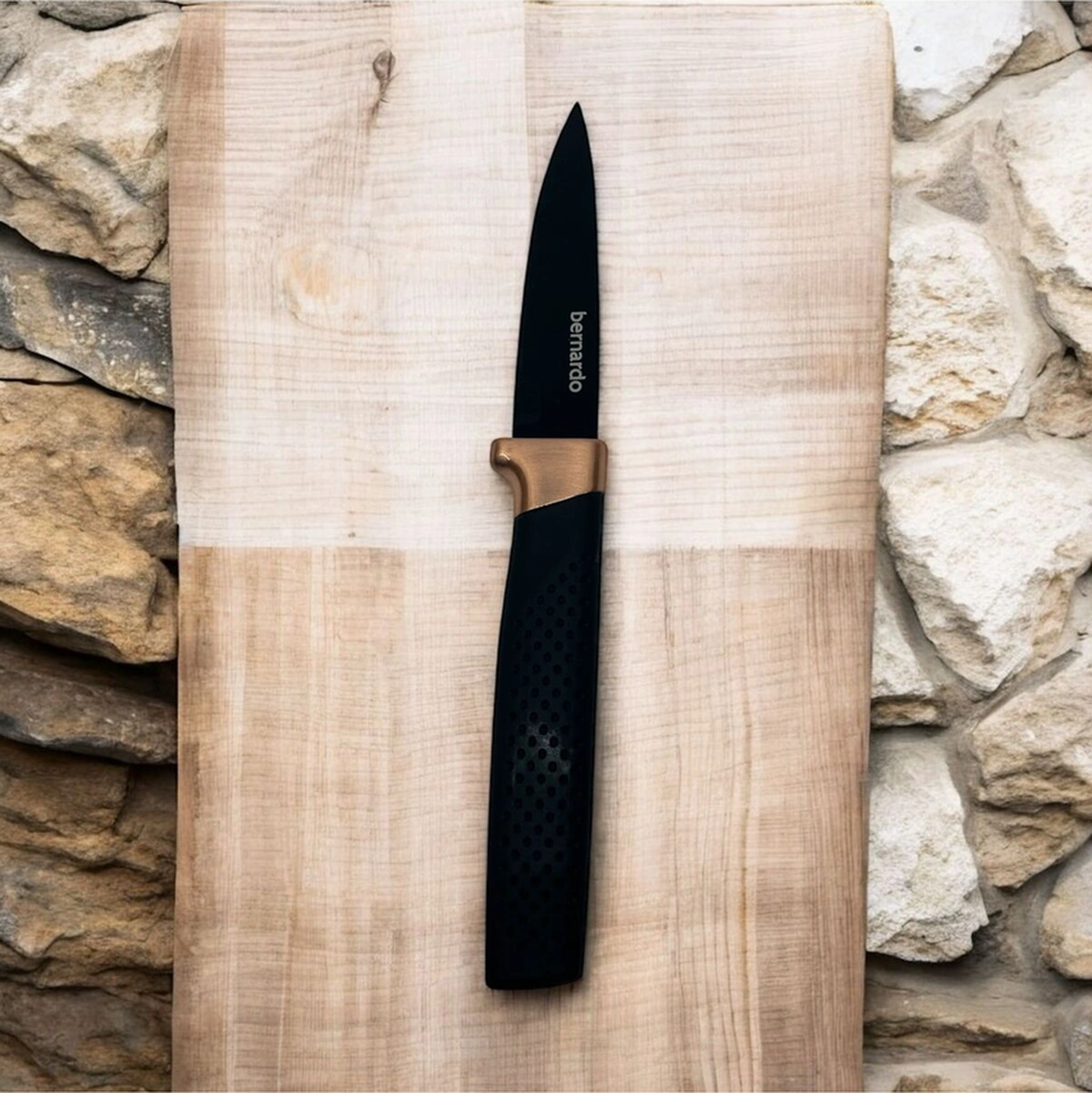 Bernardo Kitchen Knife Soyma Bıçağı 9 Cm Black