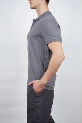 Alpinist 600603 Roc Erkek Polo T-shirt Antrasit M Siyah
