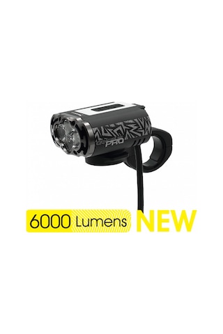 Moon Canopus Pro 6000 Lümen Usb Bisiklet Ön Lambası Siyah - Kırmızı