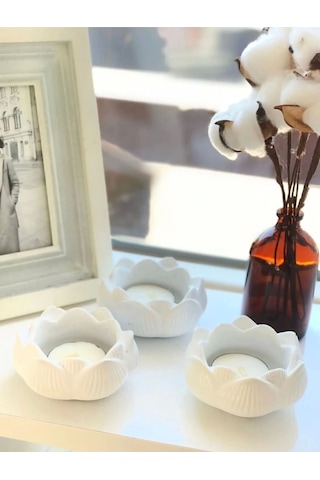 Bernami Biblo Pinterest Lotus Çi Çeği Dekorati F Mumluk 3 Lü Set