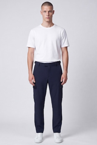 Giotelli Erkek Lacivert Dar Kesim Slim Fit Düz Kargo Cep Normal Bel Pantolon