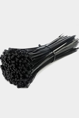 Kupa Cırt Kelepçe Siyah 4,8mm X 380 Mm Exra Kalite 100 Adet