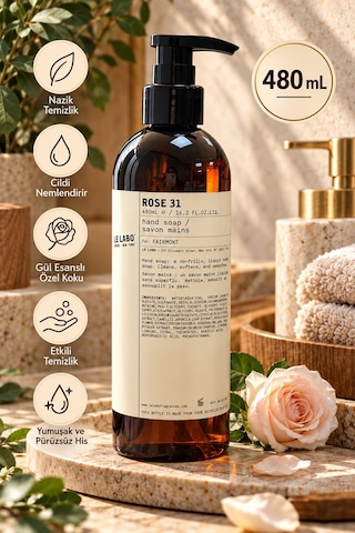 Le Labo Rose 31 Hand Soap Sıvı El Sabunu 480 Ml
