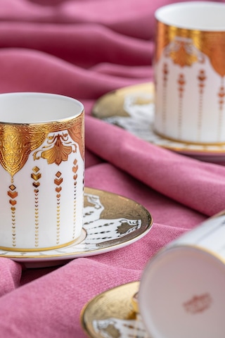 Acar Allura 6 Kişilik Kahve Fincanı Takımı - 90 Ml