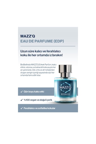 Mazz'q Eau De Parfume For Men Hissettiren Erkek Parfüm 50 Ml Odunsu