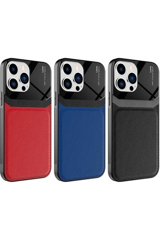 Apple Uyumlu iPhone 13 Pro Max Kılıf Zore Emiks Kapak Siyah