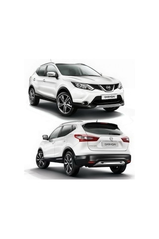 Nissan Qashqai J11 2014+ Uyumlu Yedek Parça Ön Arka Plate Difüzör