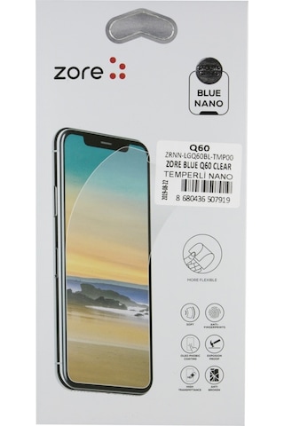 Zore Lg Q60 Uyumlu Ön Koruma Nano Ekran Koruyucu