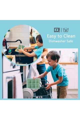 Ximistore9 Büyük Boy Silikon Bebek Yemek Mutfak Kutusu - Buzağı Molds, Pişirme & Muhafaza, Kapaklı, Kolay Çıkarma Pembe + Mor + Yeşil Pembe - Mor - Yeşil