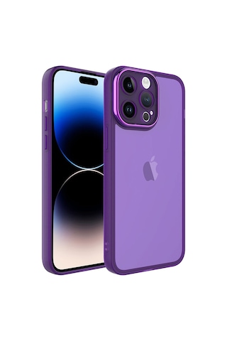 Apple Uyumlu iPhone 14 Pro Kılıf Kamera Korumalı Transparan Zore Post Kılıf