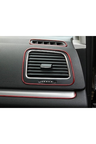 Tiger Marketing Kırmızı Renk Fitilli Araç Içi Ip Şerit 5 Metre