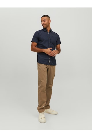Jack & Jones Jack&jones Kısa Kollu Lacivert Erkek Gömlek 12235362 001