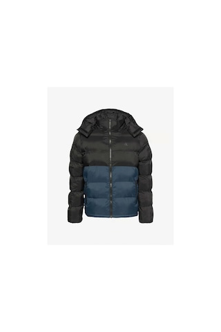 Calvin Klein Jeans Uzun Kollu Naylon Renk Bloklu Şişme Erkek Ceket Lv04rd527g-ub1 Siyah