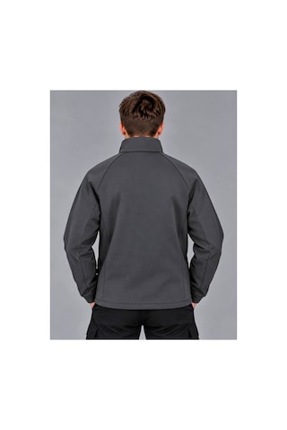 Hk Premium Slim Fit Prada Kumaş Şişme Desenli Mont Antrasit