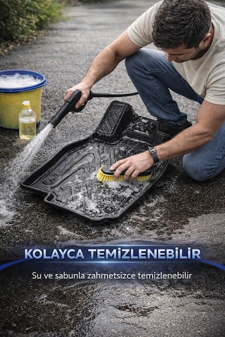 Renault Fluence 2013 Model Aracınıza Özel Karbon Kauçuk Paspas Takımı