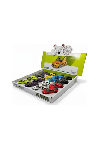 8.5cm 1:64 Kapıları Açılan Spor Çekbırak Araba