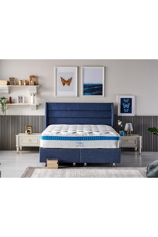 Tek Kişilik Paket Yaylı Lüks Full Ortopedik Yatak 80x180 cm Niron