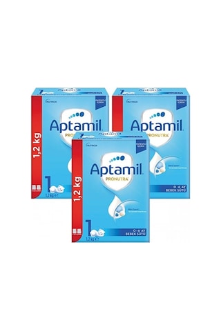 Aptamil 1 Pronutra Bebek Sütü 1200 G x 3 paket