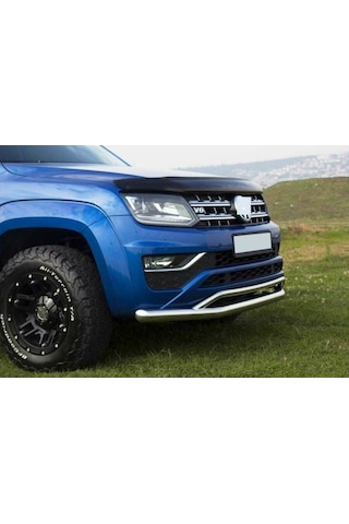 Mitsubishi L200 Off Road Tampon Koruma Demiri Krom Çiftli Bıyık 2007+ Pst17