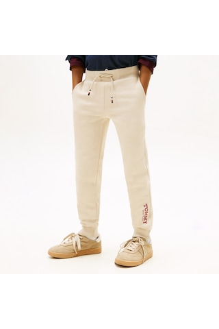 Tommy Hilfiger Monotype Print Graphic Çocuk Bej Eşofman Altı Kb0kb10167 Bej