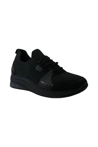 Forelli 54703-G Tazia Siyah Kadın Comfort Spor Ayakkabı Siyah