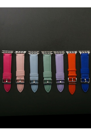 Apple Uyumlu Watch 3 4 5 6 7 8 9 Se 38 40 41mm Kalite Deri Kordon