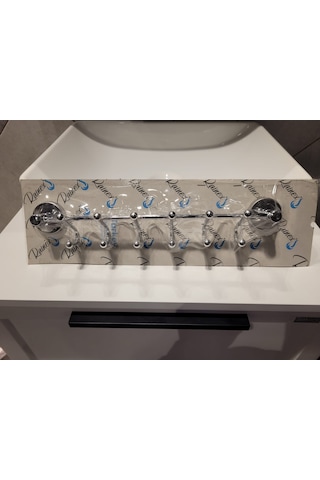 Raınex 6lı Metal Askı 38 Cm Çok Renkli