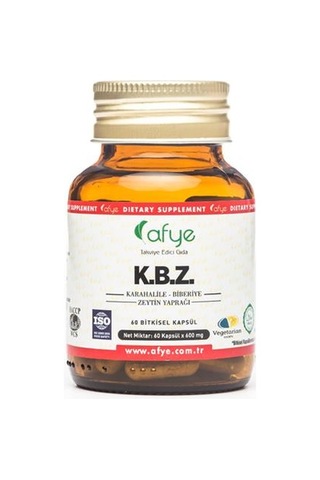 Afye Kbz 60 Kapsül 600 Mg Karahalile-Biberiye-Zeytin Yaprağı