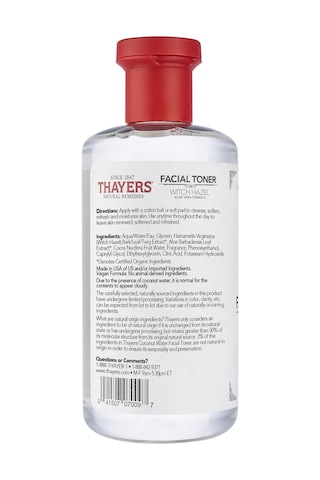 Thayers Cadı Fındığı ve Hindistan Cevizi İçerikli Tonik 355 ML