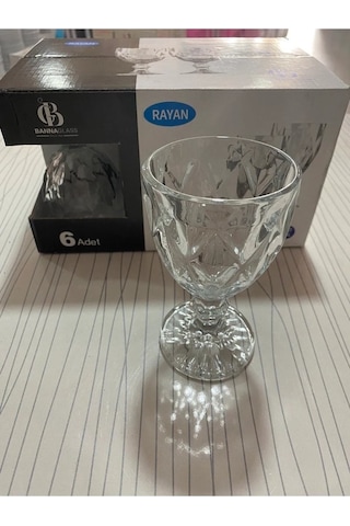 Dila Kahve Yanı Su Bardak 6 Lı Royaleks-ryg8006 Şeffaf