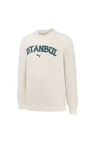 Puma Istanbul Collectıon Grafik Sweatshirt 680764 87 Beyaz