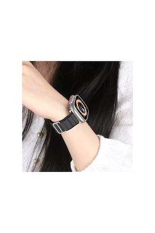 Apple Watch 38mm Mountain Kordon - Pembe Ahşap
