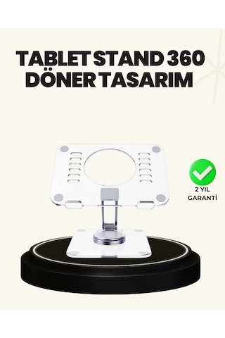 Ayarlanabilir - 150 - Şeffaf Tablet Standı Kaymaz - Kmrsfres - Silikon Tabanlı